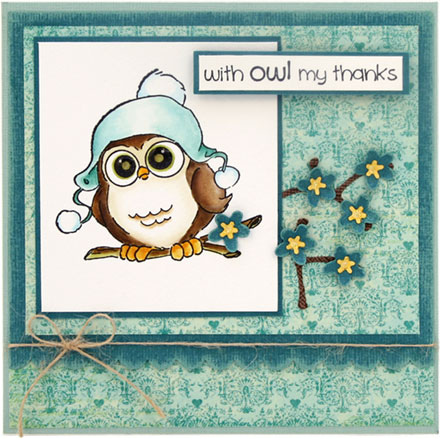 with owl my thanks by Sara Rosamond