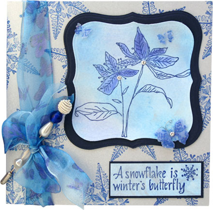 A Snowflake is a Winters Butterfly by Brenda Weatherill