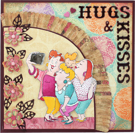 Hugs and kisses by Mel Ware