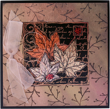 Falling leaves by Jayne Saunders