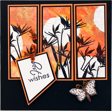 Best Wishes Panel Trio by Brenda Weatherill