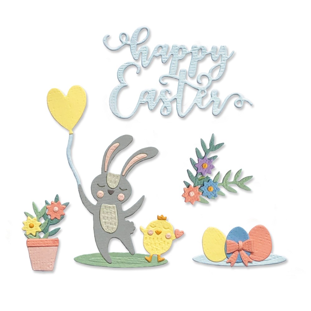 Sizzix Thinlits Die by Lisa Jones Easter Icons (13pcs) die set - 4