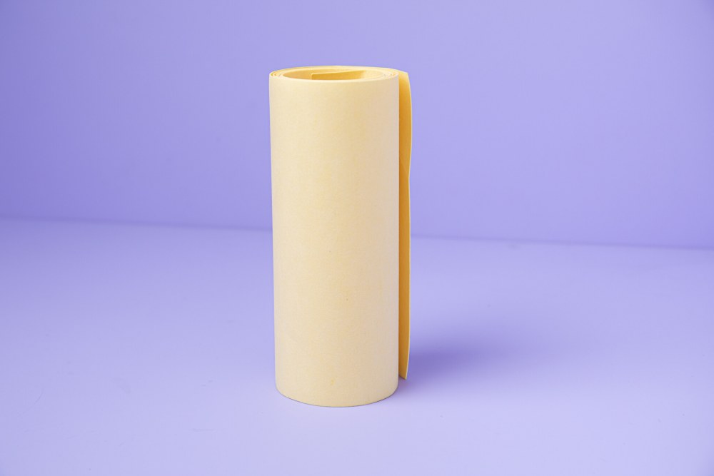 Sizzix Surfacez Texture Roll 6x48 Inch Limoncello, a roll of textured cardstock - 4