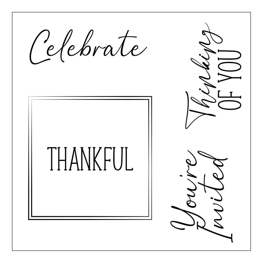 Sizzix Framelits Die w/Stamps by Olivia Rose Floral Celebration (4+5pcs) die and stamp set - 4