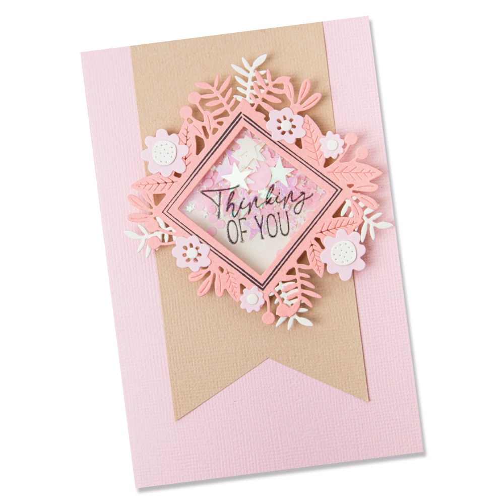 Sizzix Framelits Die w/Stamps by Olivia Rose Floral Celebration (4+5pcs) die and stamp set - 6