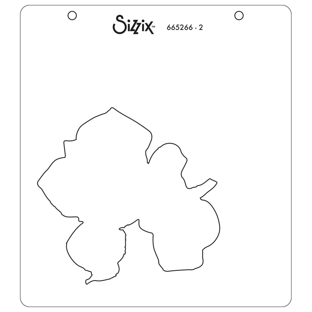 Sizzix Layered Stencils by Olivia Rose Watercolor Roses set of four stencils - 5