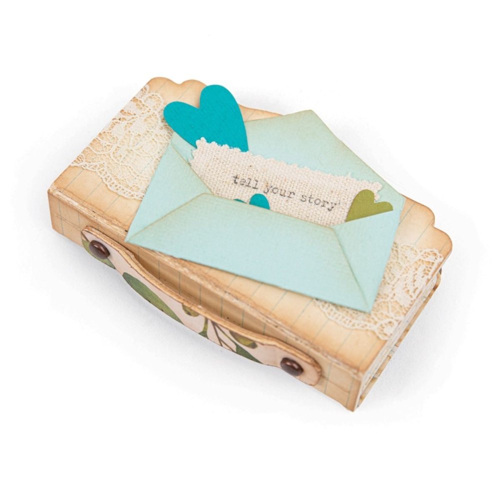 Sizzix ScoreBoards Die by Eileen Hull Mini Book, a die for papercraft