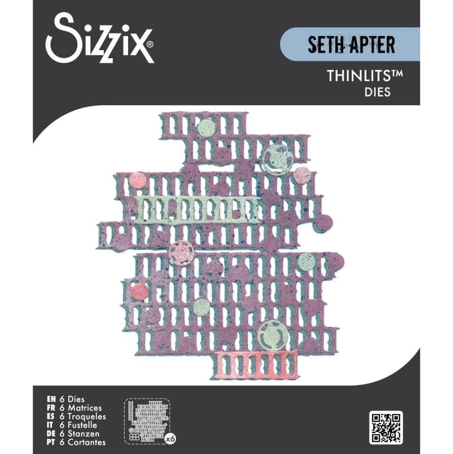 Sizzix Thinlits Die Set Stackers (6pcs) by Seth Apter, a set of geometric dies - 2
