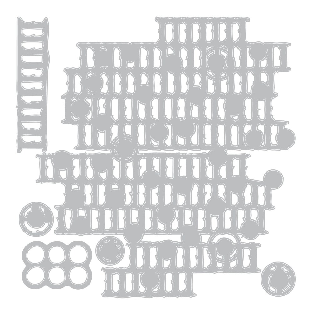 Sizzix Thinlits Die Set Stackers (6pcs) by Seth Apter, a set of geometric dies - 4
